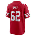 Custom #62 Scarlet SF Football Shirt Top