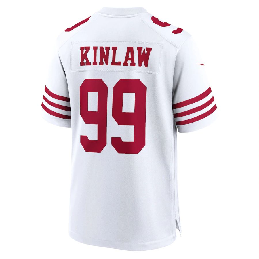 Custom #99 White SF Football Shirt Top