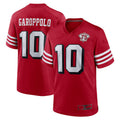 Custom #10 Red SF Football Shirt Top