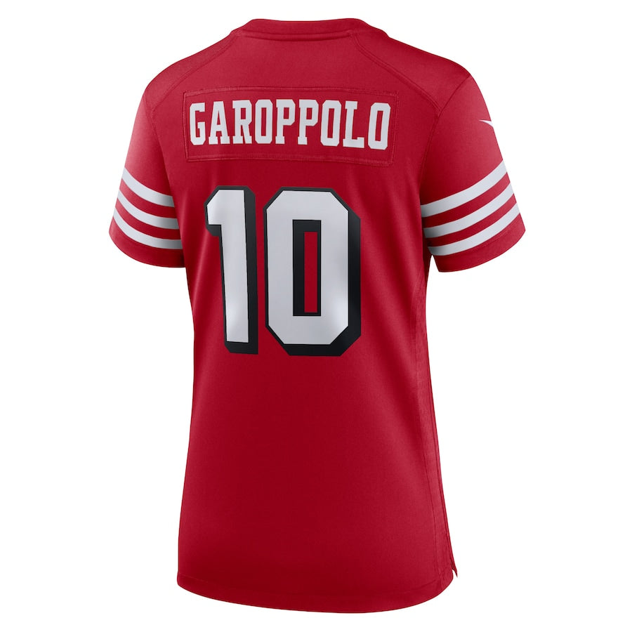 Custom #10 Red SF Football Shirt Top