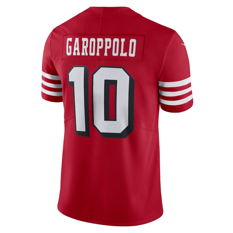 Custom #10 Red SF Football Shirt Top