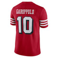 Custom #10 Red SF Football Shirt Top