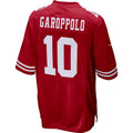 Custom #10 Scarlet SF Football Shirt Top