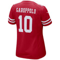 Custom #10 Scarlet SF Football Shirt Top