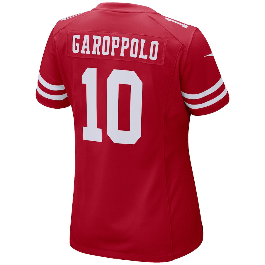 Custom #10 Scarlet SF Football Shirt Top