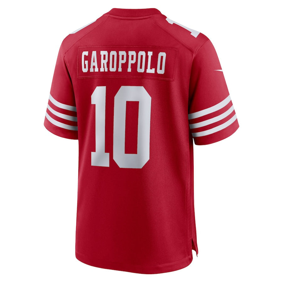 Custom #10 Scarlet SF Football Shirt Top