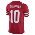 Custom #10 Scarlet SF Football Shirt Top