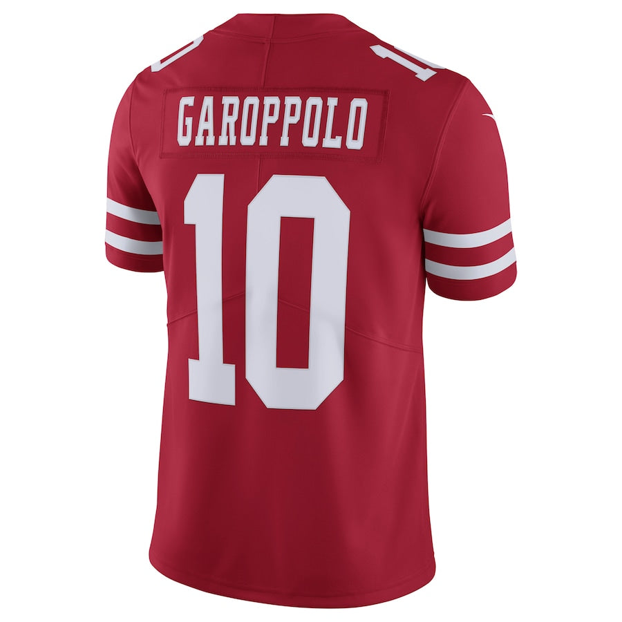 Custom #10 Scarlet SF Football Shirt Top