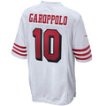 Custom #10 White SF Football Shirt Top