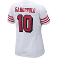 Custom #10 White SF Football Shirt Top