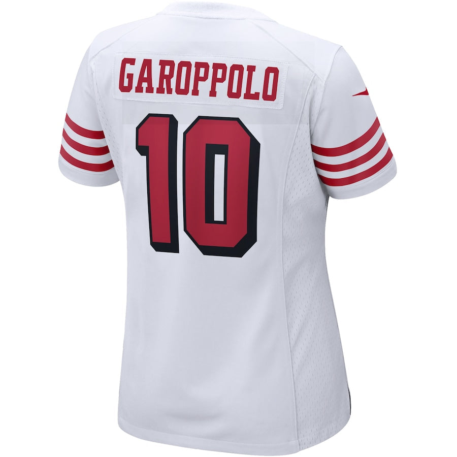 Custom #10 White SF Football Shirt Top