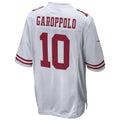 Custom #10 White SF Football Shirt Top