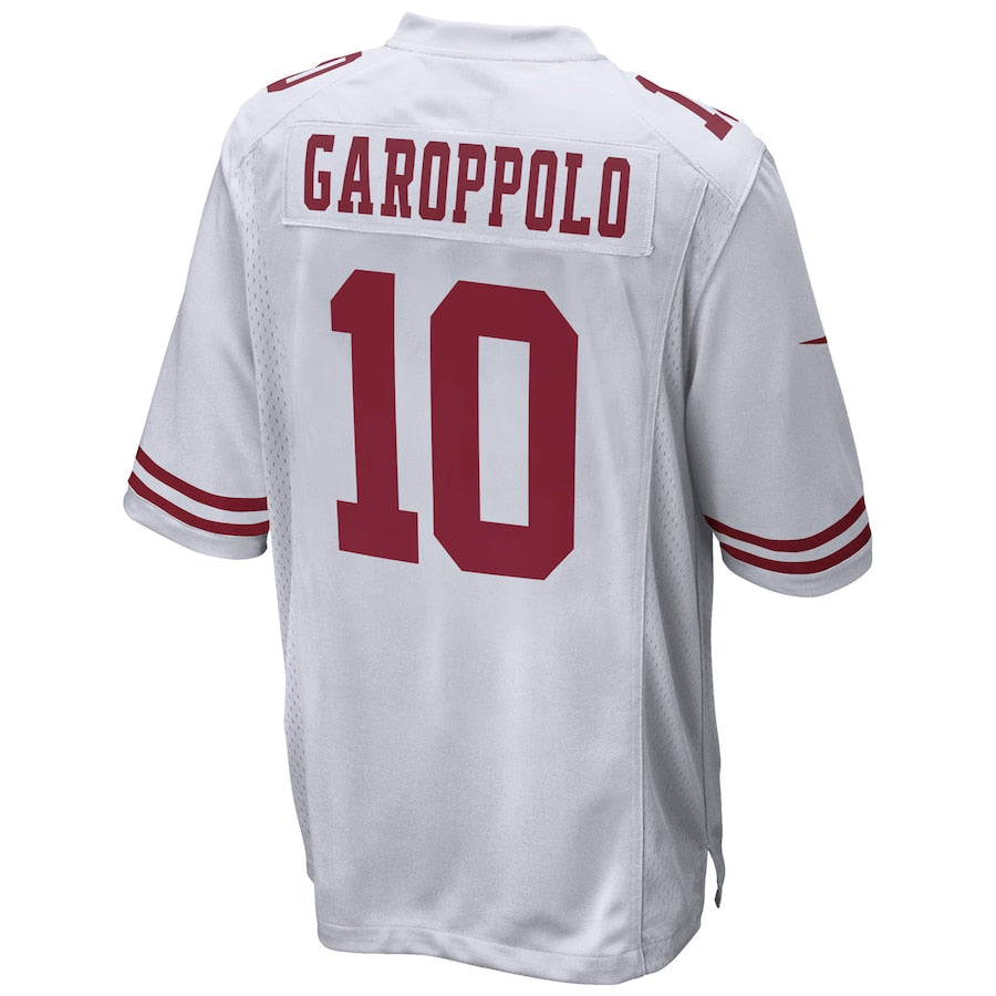 Custom #10 White SF Football Shirt Top