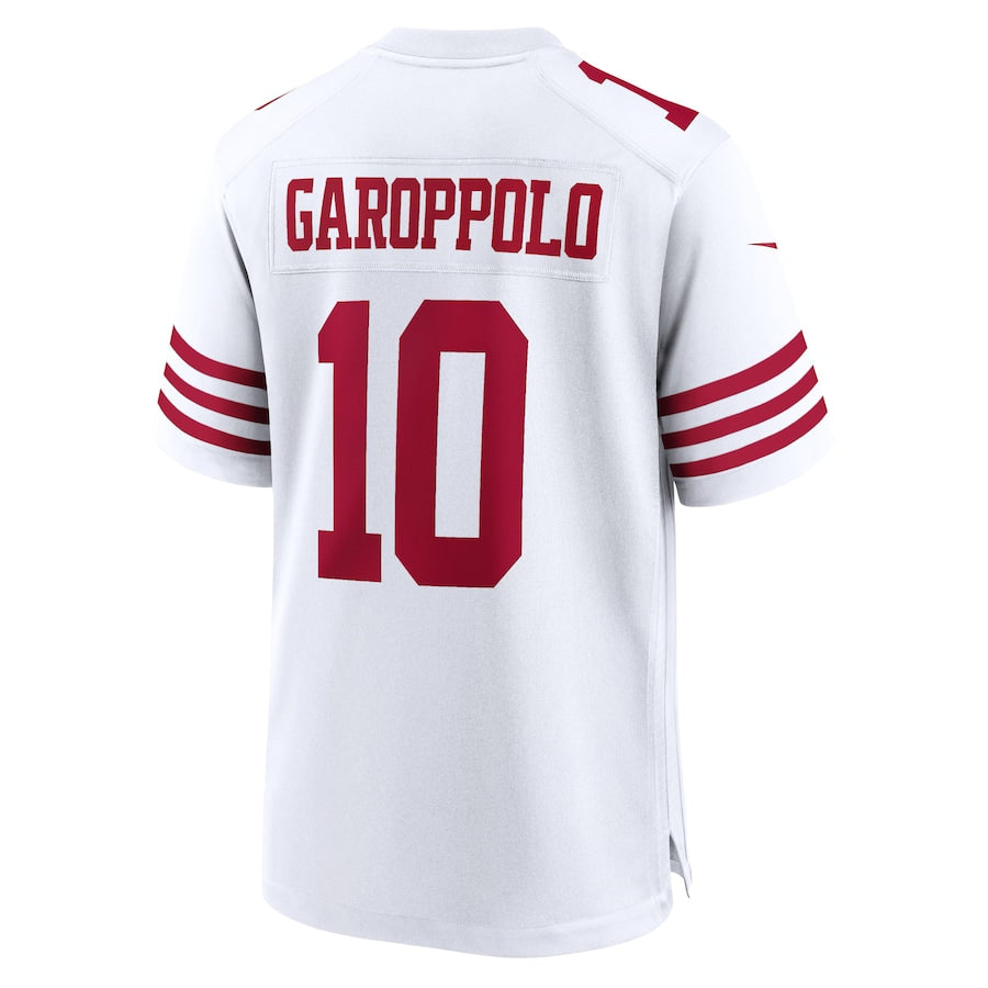 Custom #10 White SF Football Shirt Top
