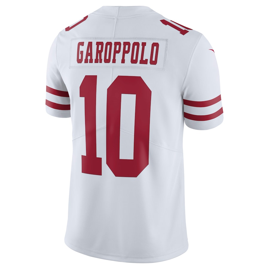 Custom #10 White SF Football Shirt Top
