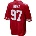 Custom #97 Scarlet 1990 SF Football Shirt Top