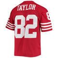 Custom #82 Scarlet 1990 SF Football Shirt Top
