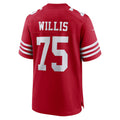 Custom #75 Scarlet SF Football Shirt Top