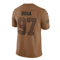 Custom #97 Brown 2023 SF Football Shirt Top