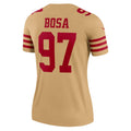 Custom #97 Gold SF Football Shirt Top