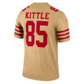 Custom #85 Gold SF Football Shirt Top