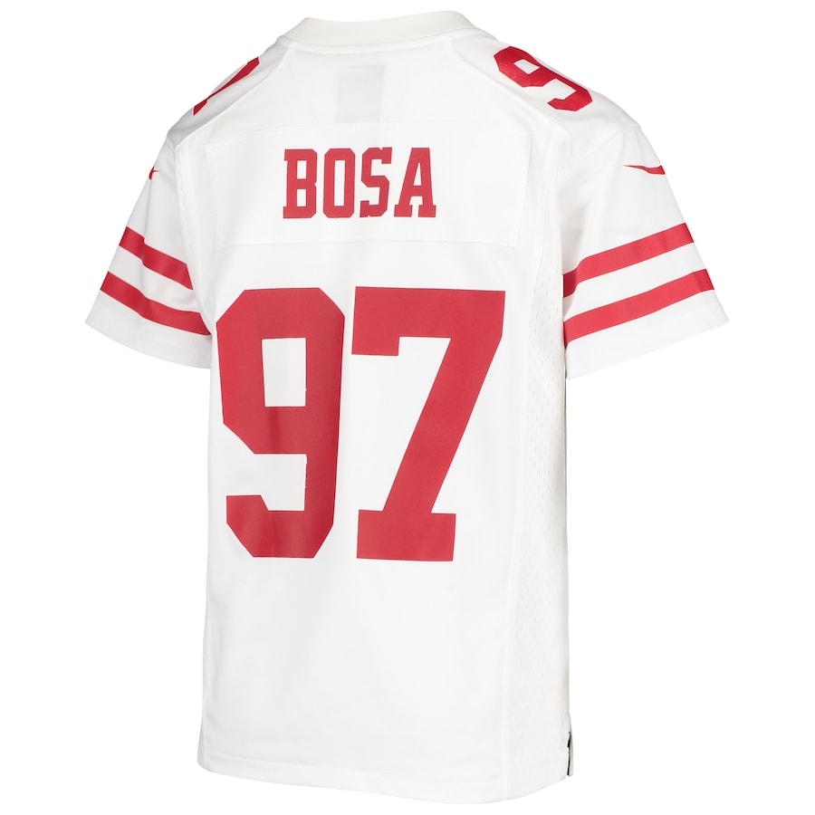 Custom #97 White SF Football Shirt Top