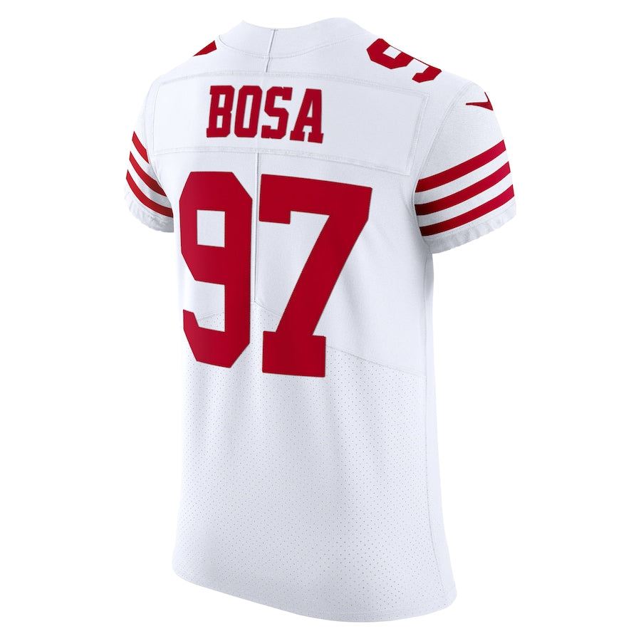 Custom #97 White SF Football Shirt Top