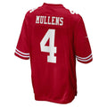 Custom #4 Scarlet SF Football Shirt Top