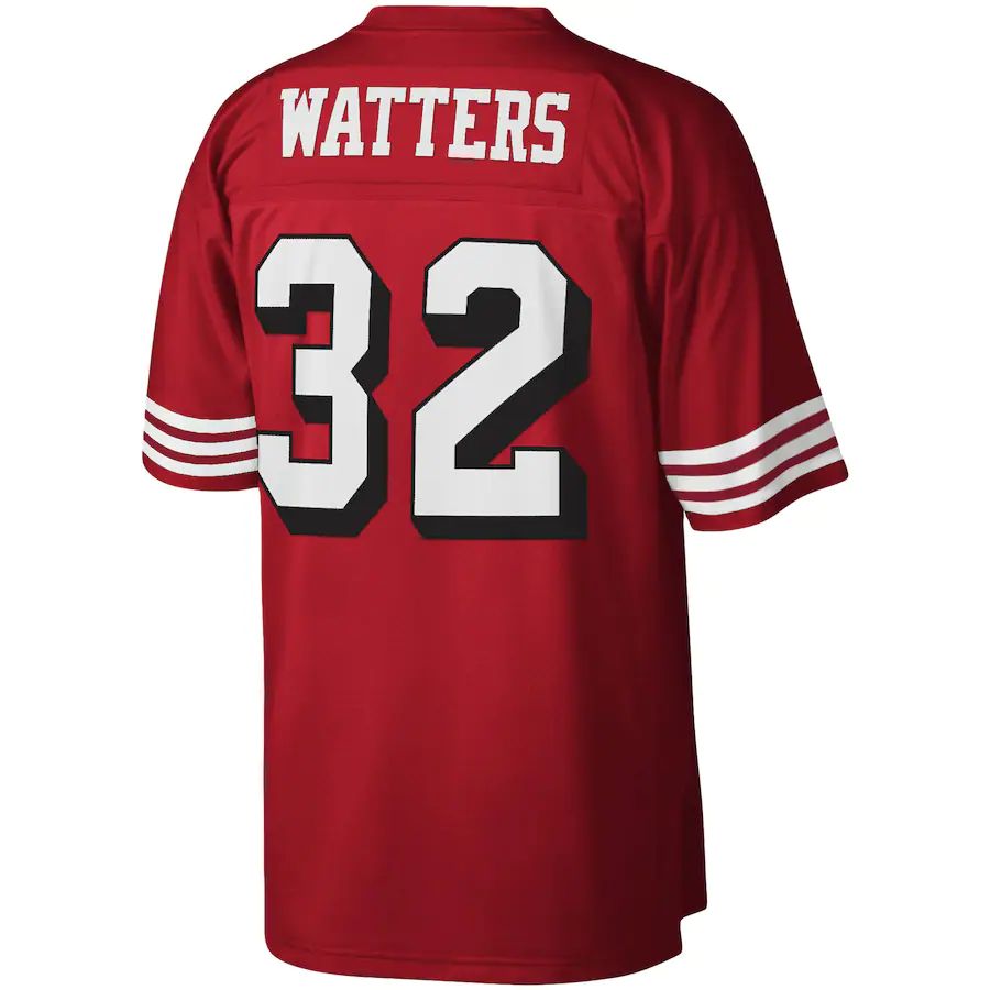 Custom #32 Scarlet SF Football Shirt Top
