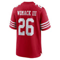 Custom #26 Scarlet SF Football Shirt Top