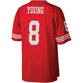 Custom #8 Scarlet SF Football Shirt Top