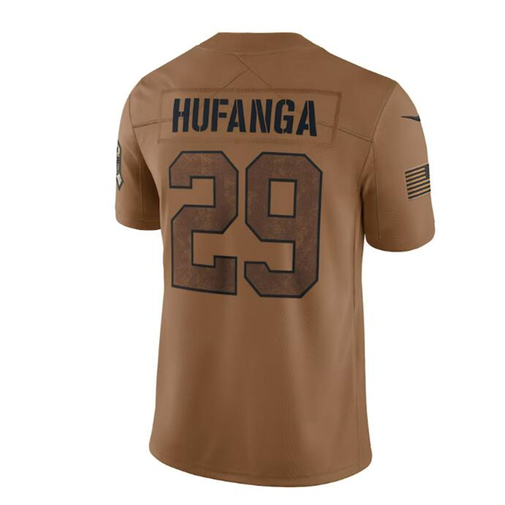 Custom #29 Brown 2023 SF Football Shirt Top