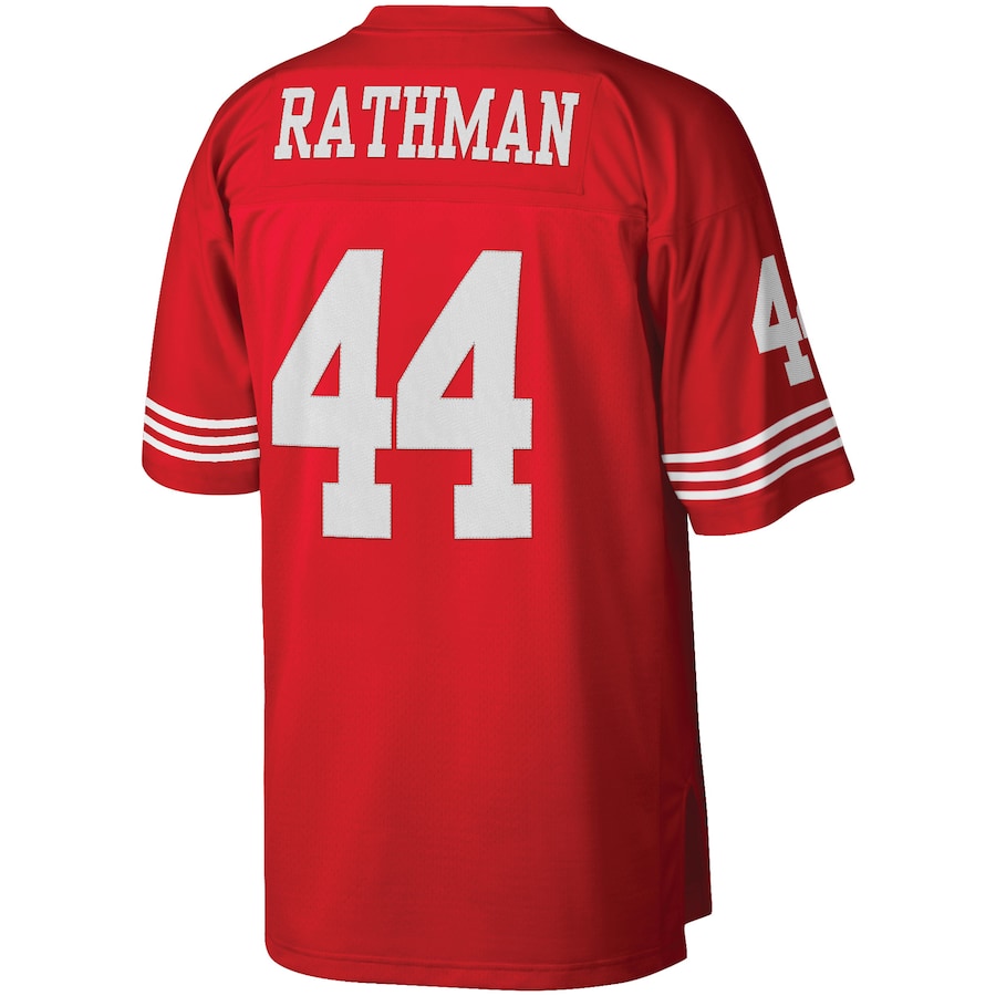 Custom #44 Scarlet SF Football Shirt Top