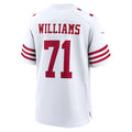 Custom #71 White SF Football Shirt Top