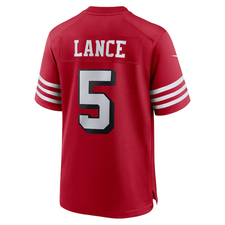 Custom #5 Scarlet SF Football Shirt Top