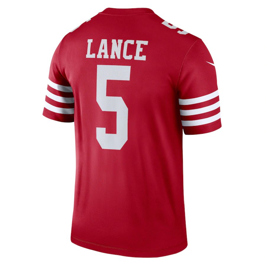 Custom #5 Scarlet SF Football Shirt Top
