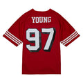 Custom #97 Scarlet SF Football Shirt Top