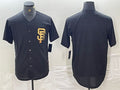 Custom Black SF Baseball Shirt Top