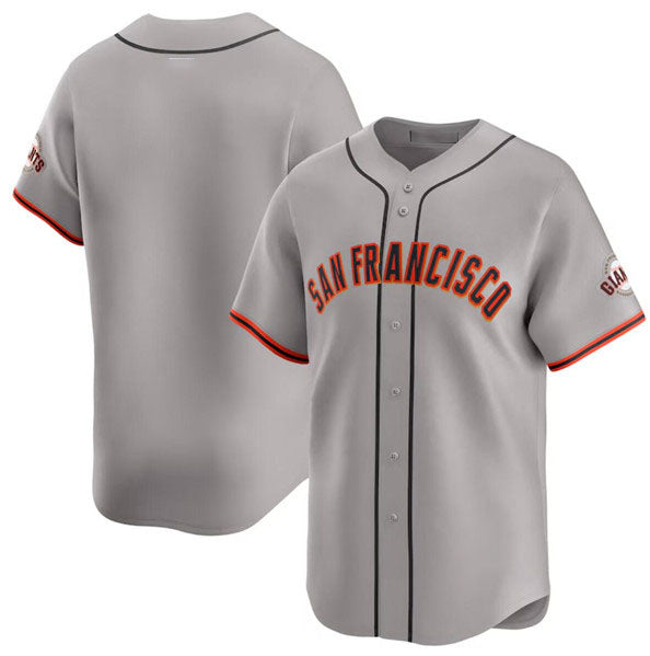 Custom Gray SF Baseball Shirt Top