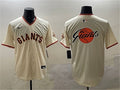Custom Cream SF Baseball Shirt Top