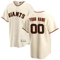 Custom Cream SF Baseball Shirt Top