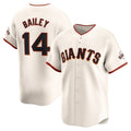 Custom #14 Cream 2024 SF Baseball Shirt Top