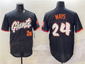 Custom #24 2025 City Connect SF Baseball Shirt Top