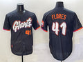 Custom #41 2025 City Connect SF Baseball Shirt Top