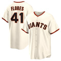 Custom #41 Cream SF Baseball Shirt Top