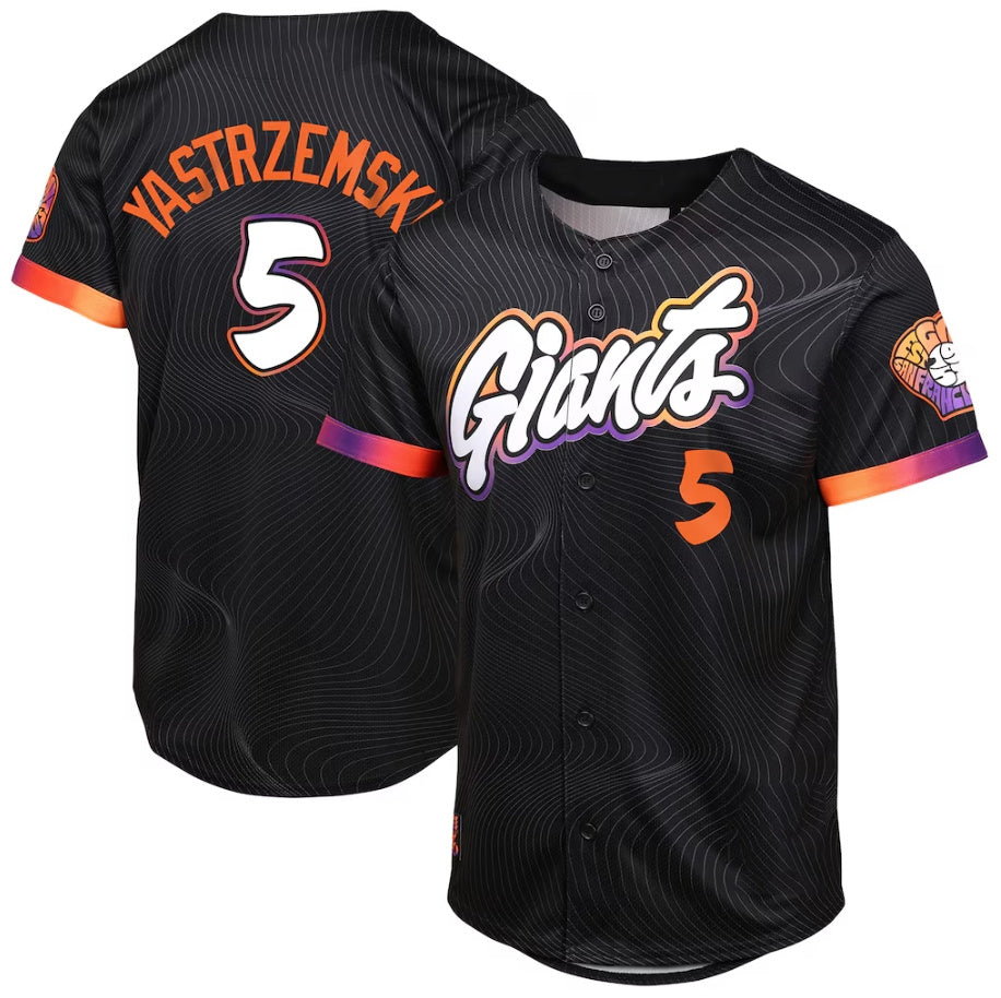 Custom #5 2025 City Connect SF Baseball Shirt Top