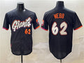 Custom #62 2025 City Connect SF Baseball Shirt Top