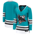 Custom Teal SJS Hockey Shirt Top