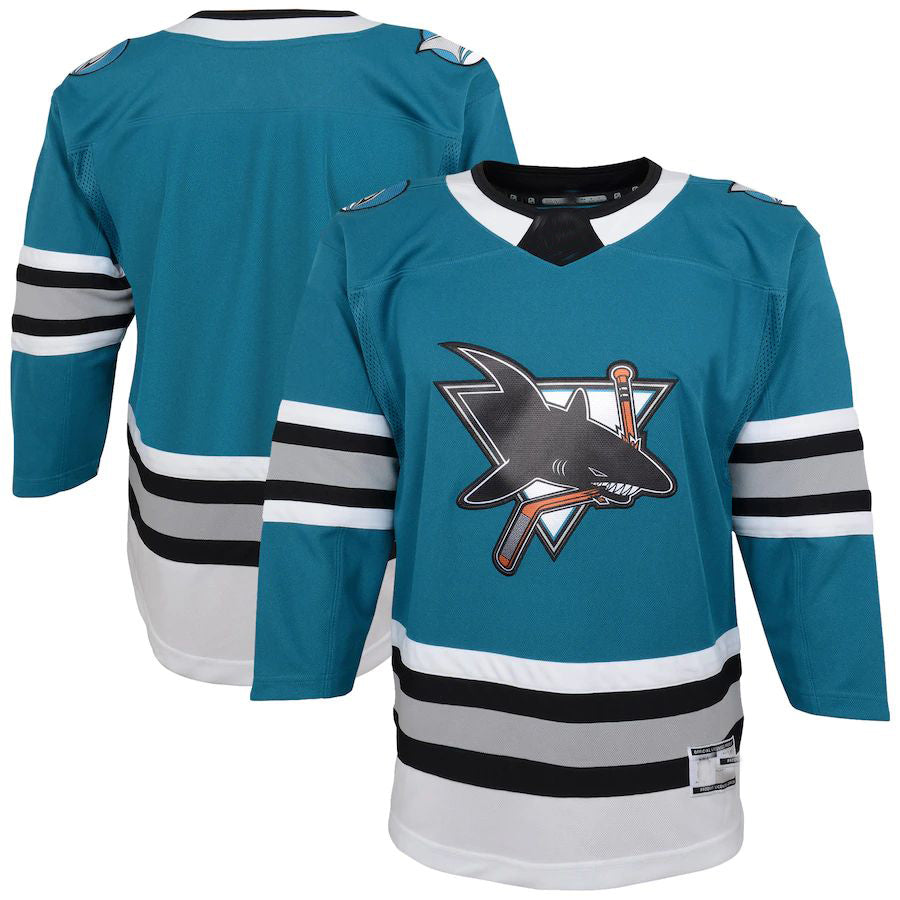 Custom Teal SJS Hockey Shirt Top