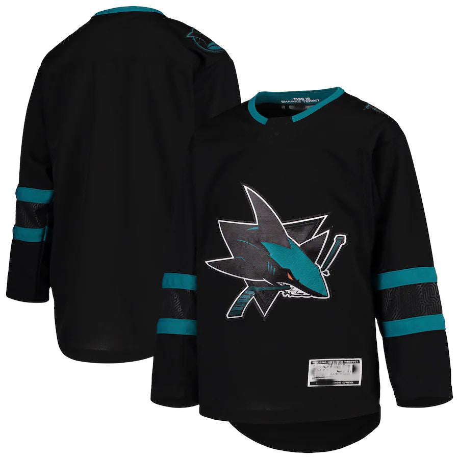 Custom Black SJS Hockey Shirt Top